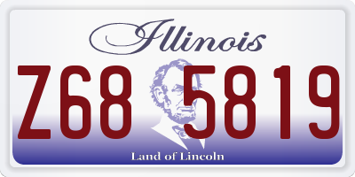 IL license plate Z685819