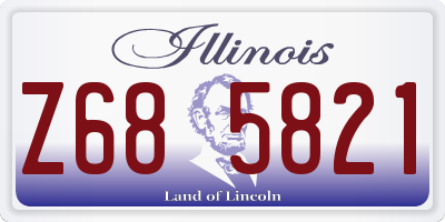 IL license plate Z685821