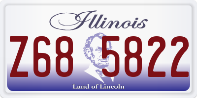 IL license plate Z685822