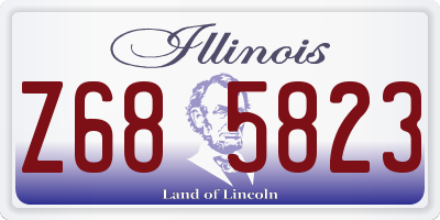 IL license plate Z685823