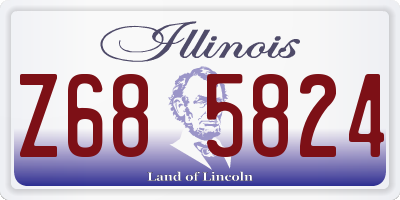 IL license plate Z685824