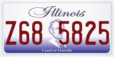 IL license plate Z685825