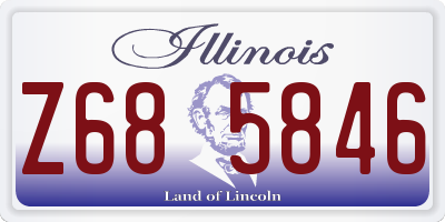 IL license plate Z685846