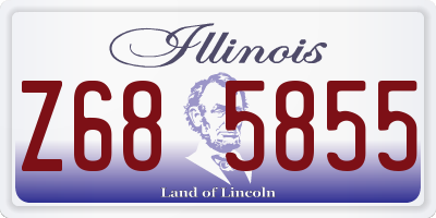 IL license plate Z685855