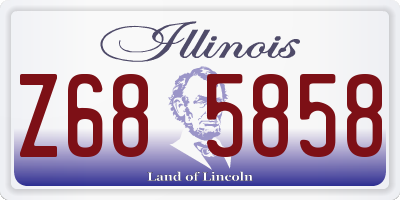 IL license plate Z685858