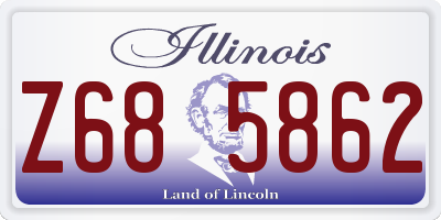 IL license plate Z685862