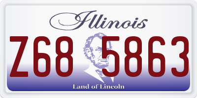 IL license plate Z685863