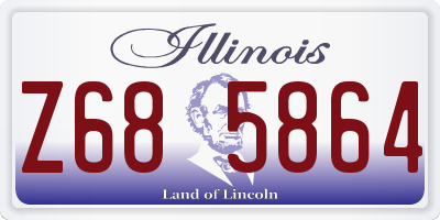 IL license plate Z685864
