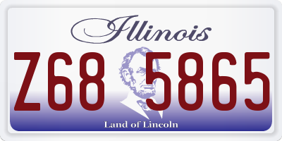 IL license plate Z685865