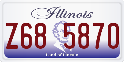 IL license plate Z685870