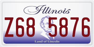 IL license plate Z685876