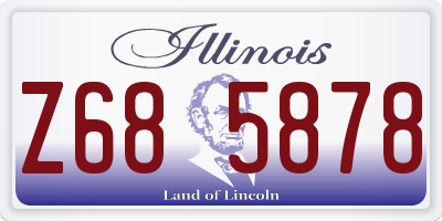 IL license plate Z685878