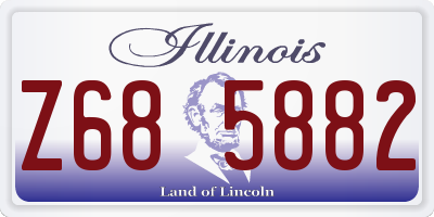 IL license plate Z685882