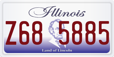 IL license plate Z685885