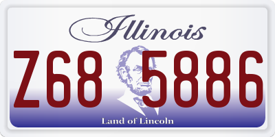 IL license plate Z685886