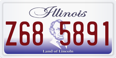 IL license plate Z685891