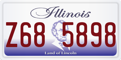 IL license plate Z685898