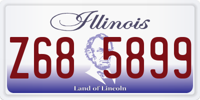IL license plate Z685899
