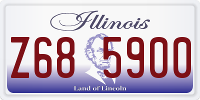 IL license plate Z685900