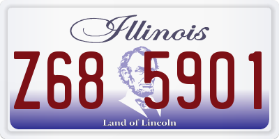 IL license plate Z685901