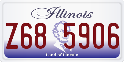 IL license plate Z685906
