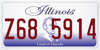 IL license plate Z685914