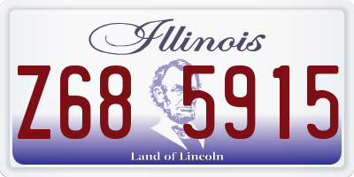 IL license plate Z685915