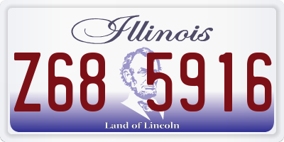 IL license plate Z685916