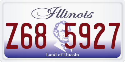 IL license plate Z685927