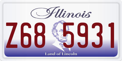 IL license plate Z685931