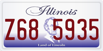 IL license plate Z685935