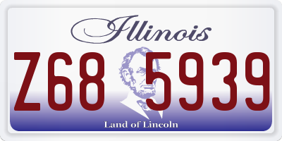 IL license plate Z685939