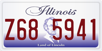 IL license plate Z685941
