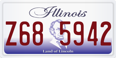 IL license plate Z685942