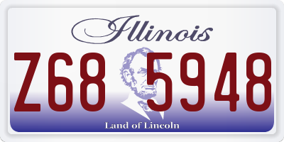 IL license plate Z685948