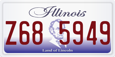 IL license plate Z685949