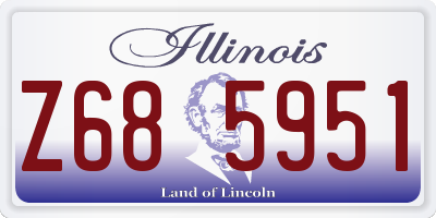 IL license plate Z685951