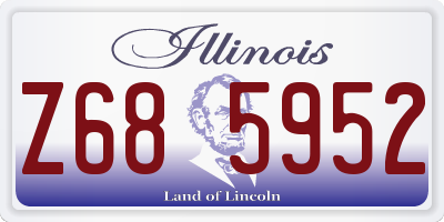 IL license plate Z685952