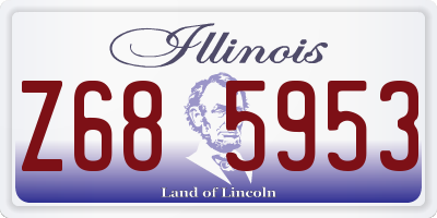 IL license plate Z685953