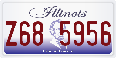 IL license plate Z685956