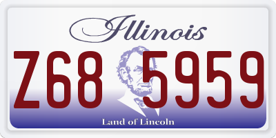 IL license plate Z685959