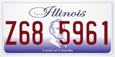 IL license plate Z685961