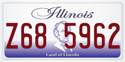 IL license plate Z685962
