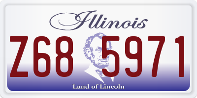 IL license plate Z685971