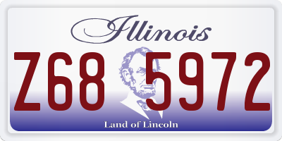 IL license plate Z685972