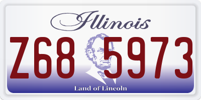 IL license plate Z685973