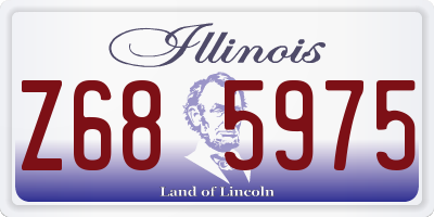 IL license plate Z685975