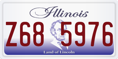 IL license plate Z685976