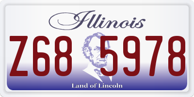 IL license plate Z685978