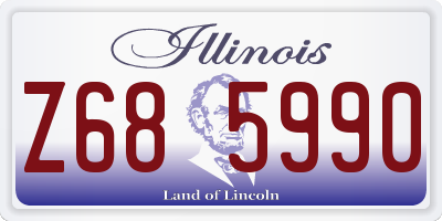 IL license plate Z685990